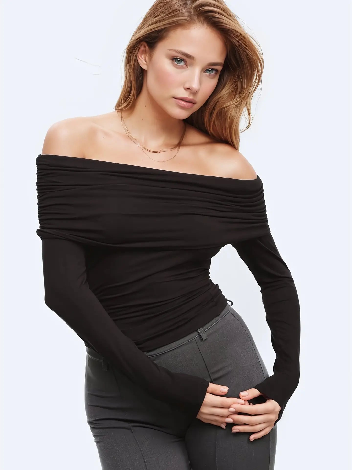 Bodycon Off Shoulder Top