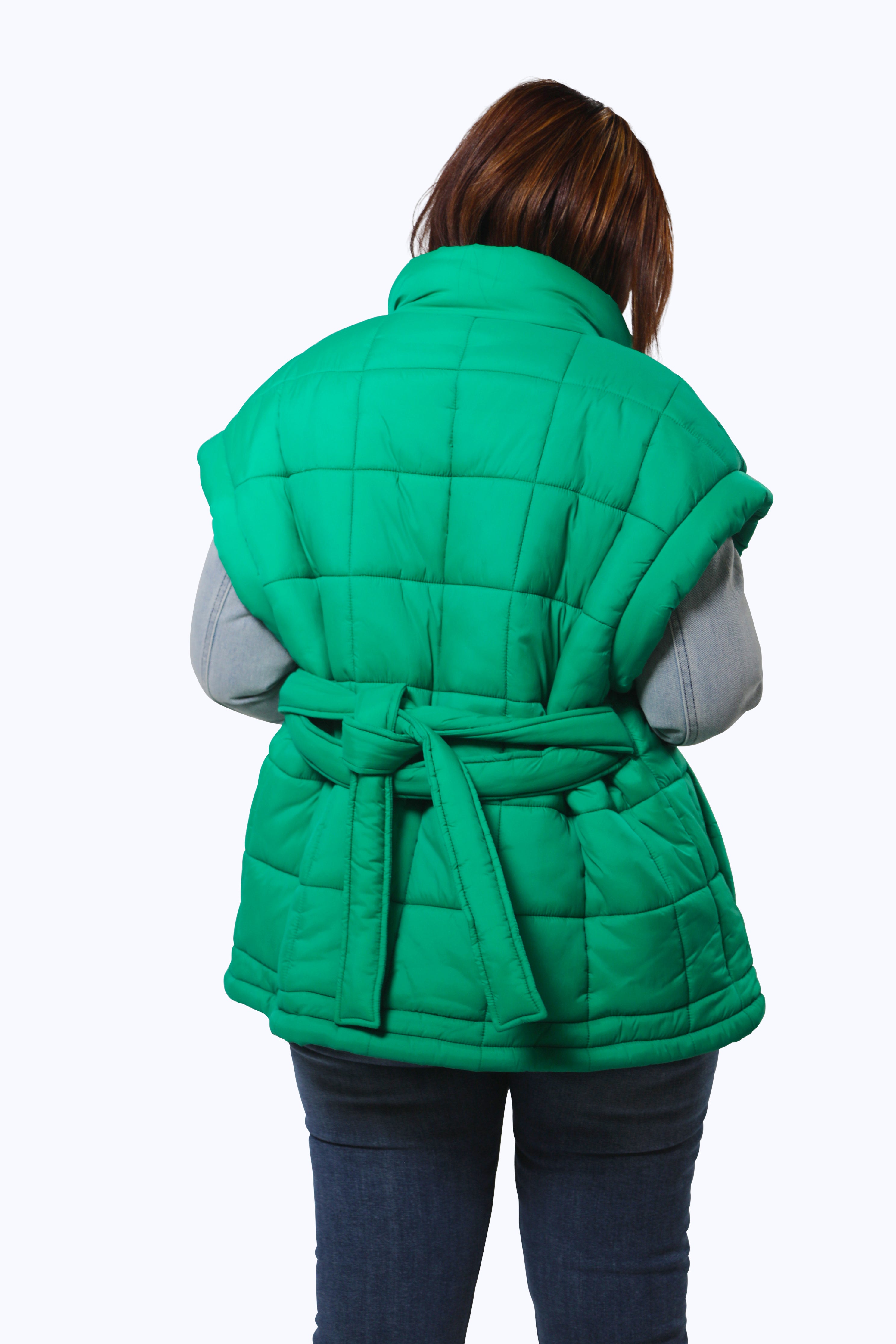 Posh Puffer Vest- Crescent