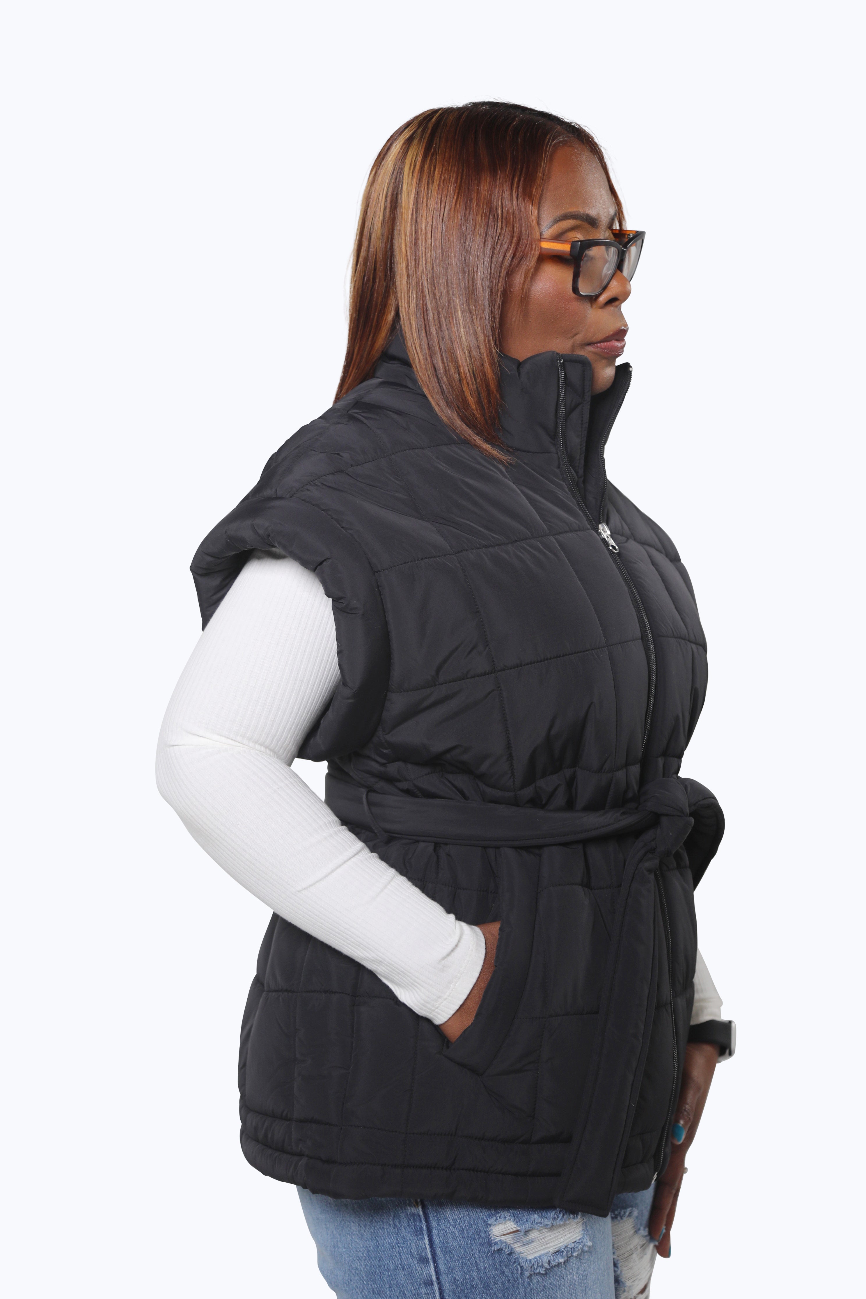 Posh Puffer Vest- Crescent