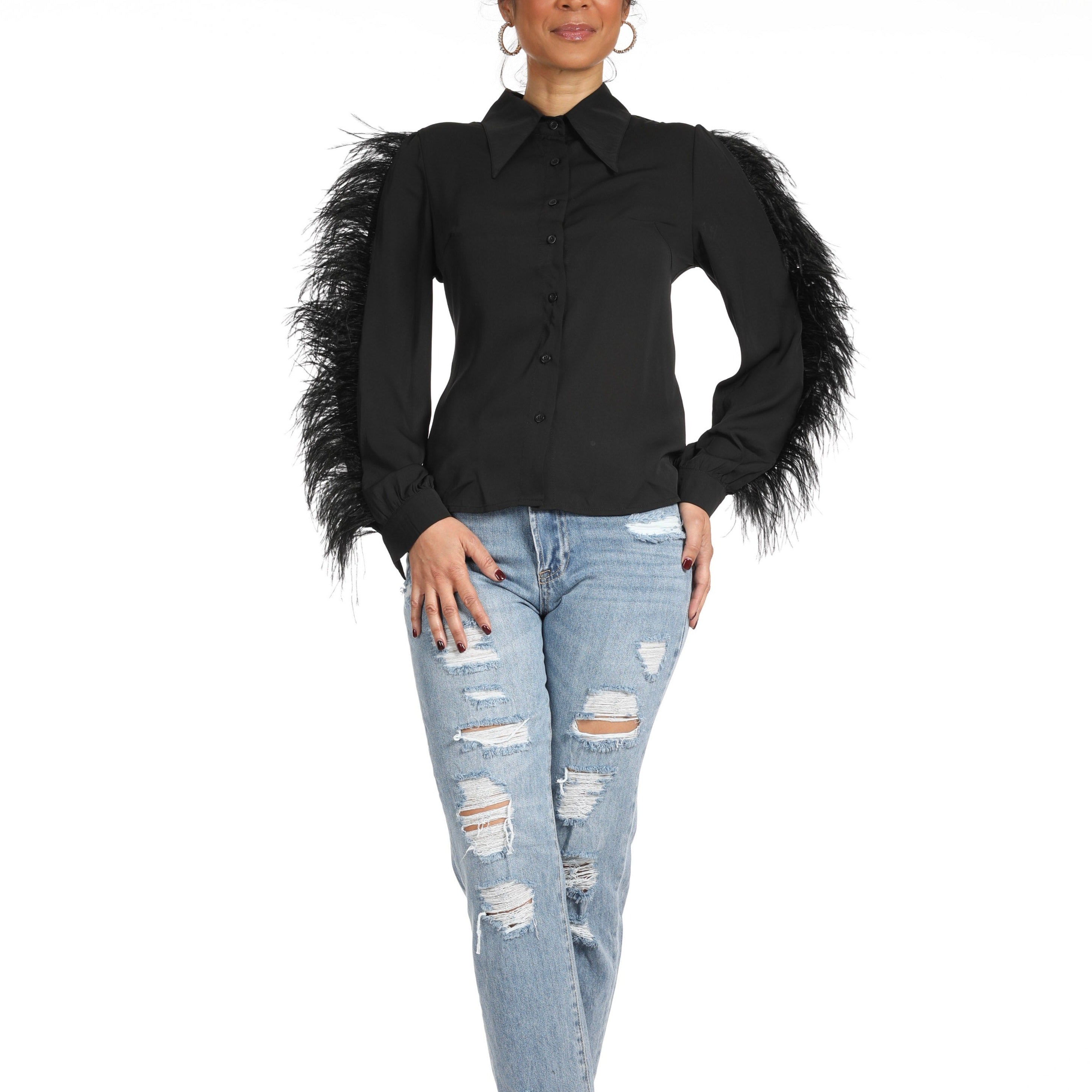 Feather Frame Blouse