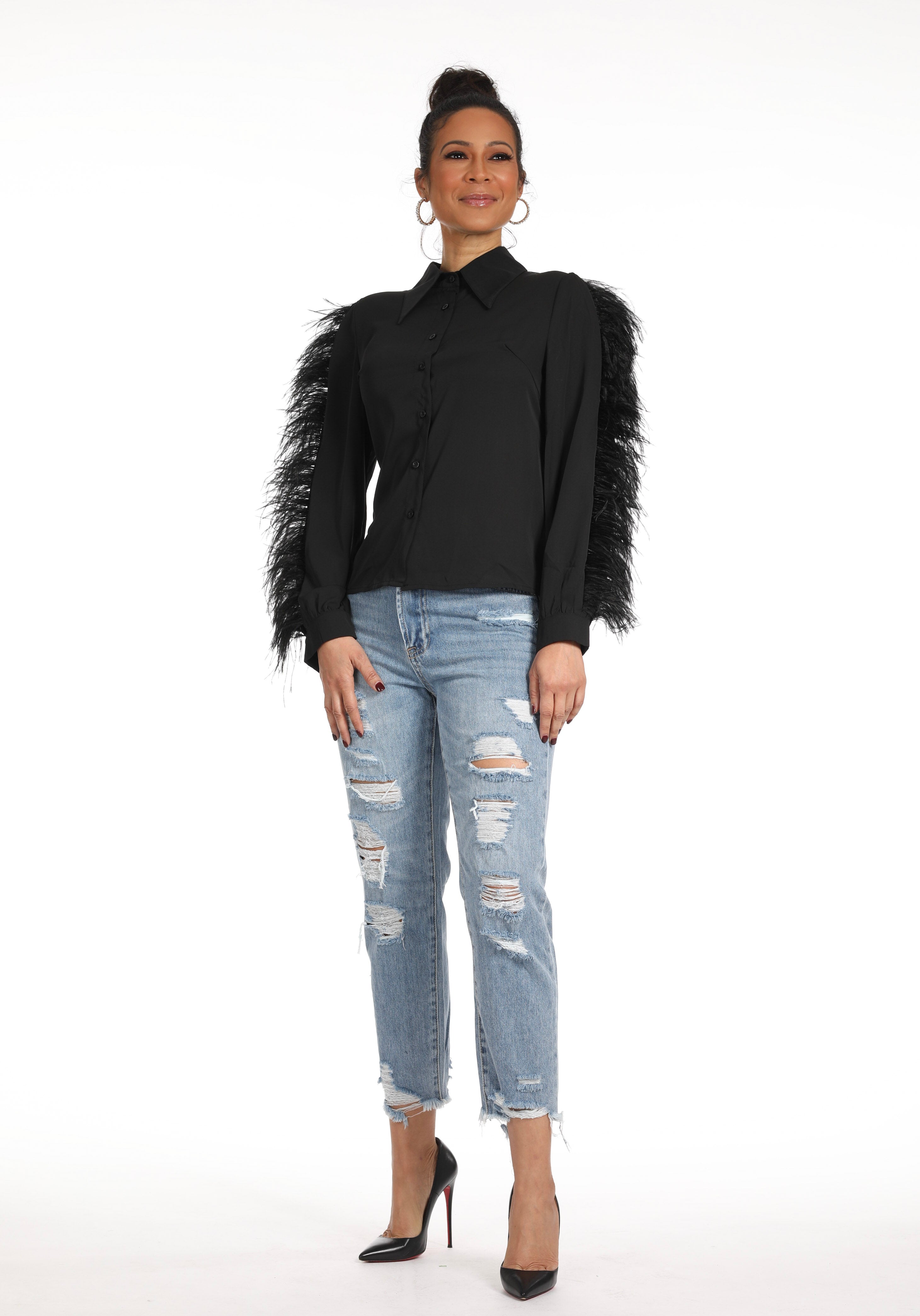 Feather Frame Blouse